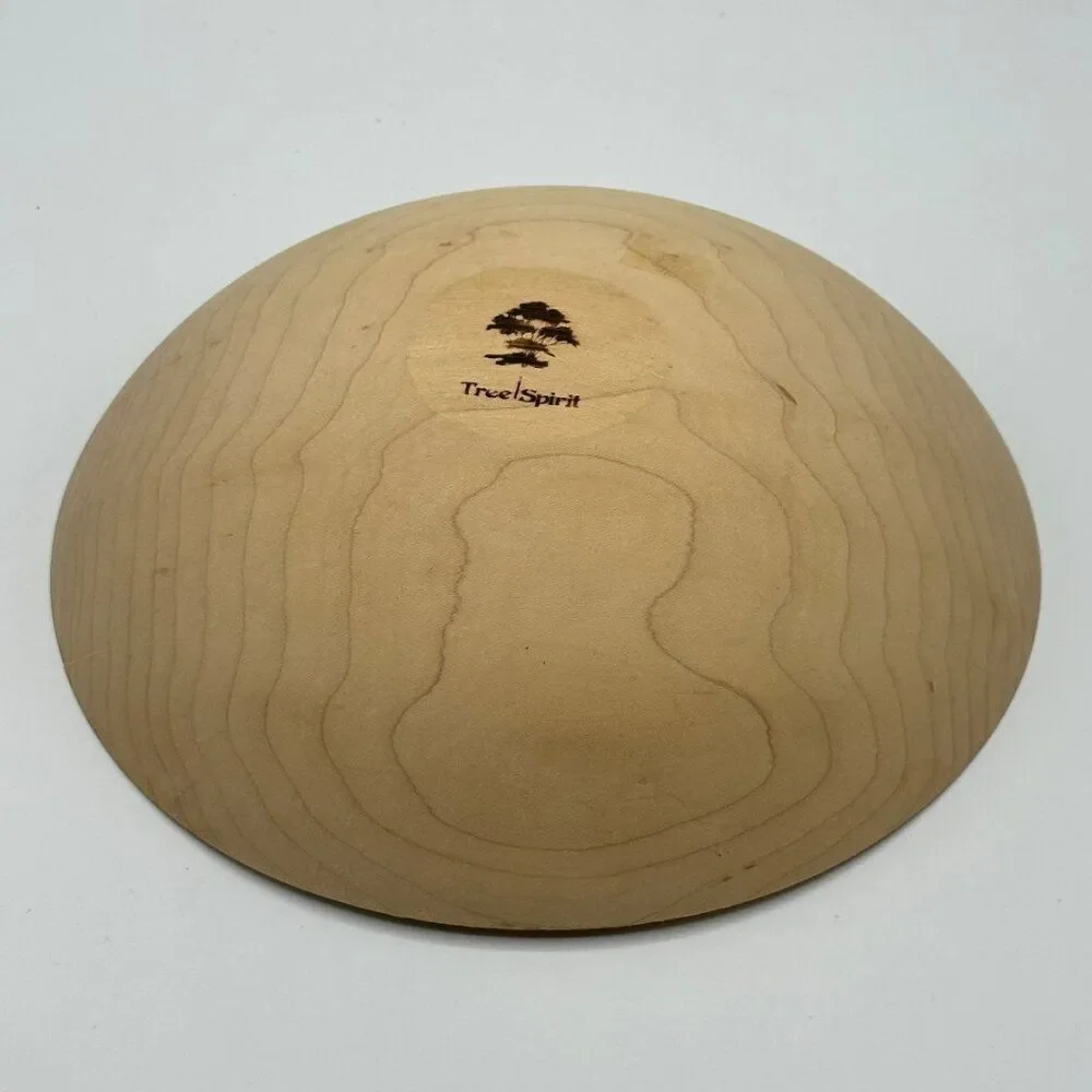 Tree Spirit Vintage Hardwood Salad Bowl Set Unfinished-2 Bowls
